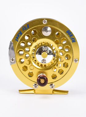 BF600/800/10p00金属飞钓轮鱼线轮筏竿轮飞蝇轮冰钓轮失手绳轮渔