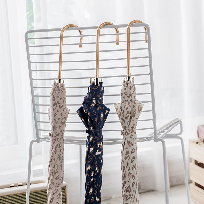 小清新可爱豹纹晴雨两r用遮阳遮雨防紫外线ins女神长柄伞,居家日用,伞,淘宝优惠券,粉丝福利购,淘宝优惠卷