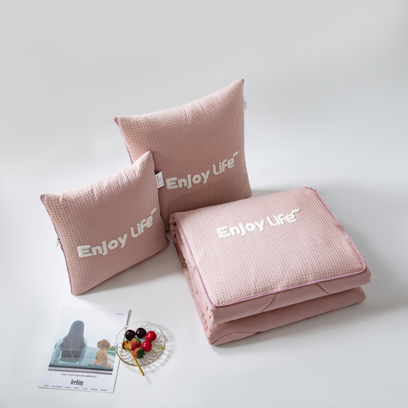 全棉抱枕被c子两用四季车载办公室午睡两用抱枕被子纯棉毛毯二合,居家布艺,抱枕被,淘宝优惠券,粉丝福利购,淘宝优惠卷