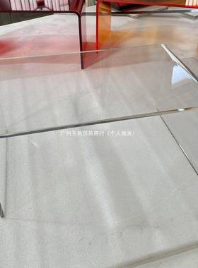 透明克力飘窗台欧式现代榻榻米矮桌网红家简用角77568约茶桌边炕