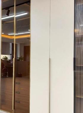 极衣简窄边柜轻奢玻LLX璃门酒柜橱柜钢现化玻璃代简约