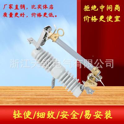 RW28032-110kv陶瓷跌落式熔断器100A200A户高压熔外断器令克开关