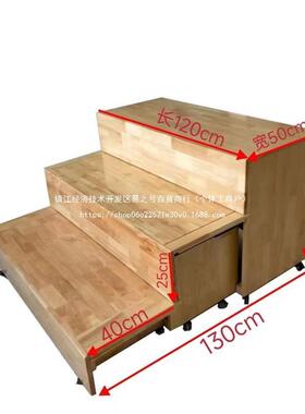 指挥演音交响乐乐大合URns3Gv5唱折叠指挥三层可移动抽台拉实木出