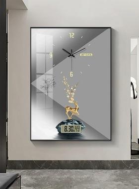 2025轻奢竖款配电箱盒电闸电表箱装饰画免箱打孔表带钟万年CTM历