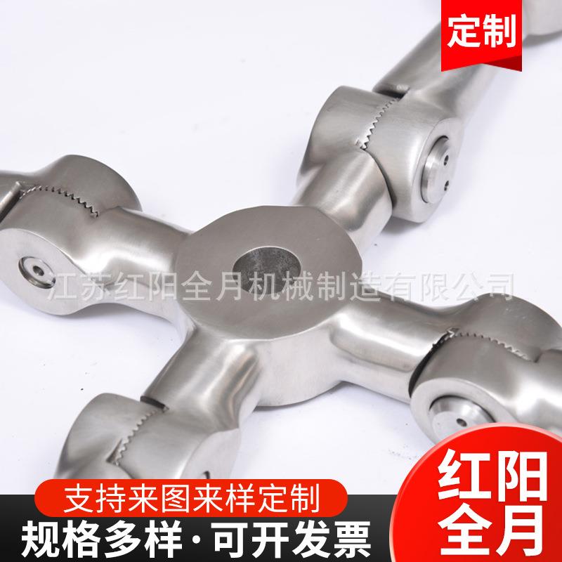 3004不锈钢驳接爪08活动点支式25B型幕墙栏杆接爪件玻璃连不锈钢