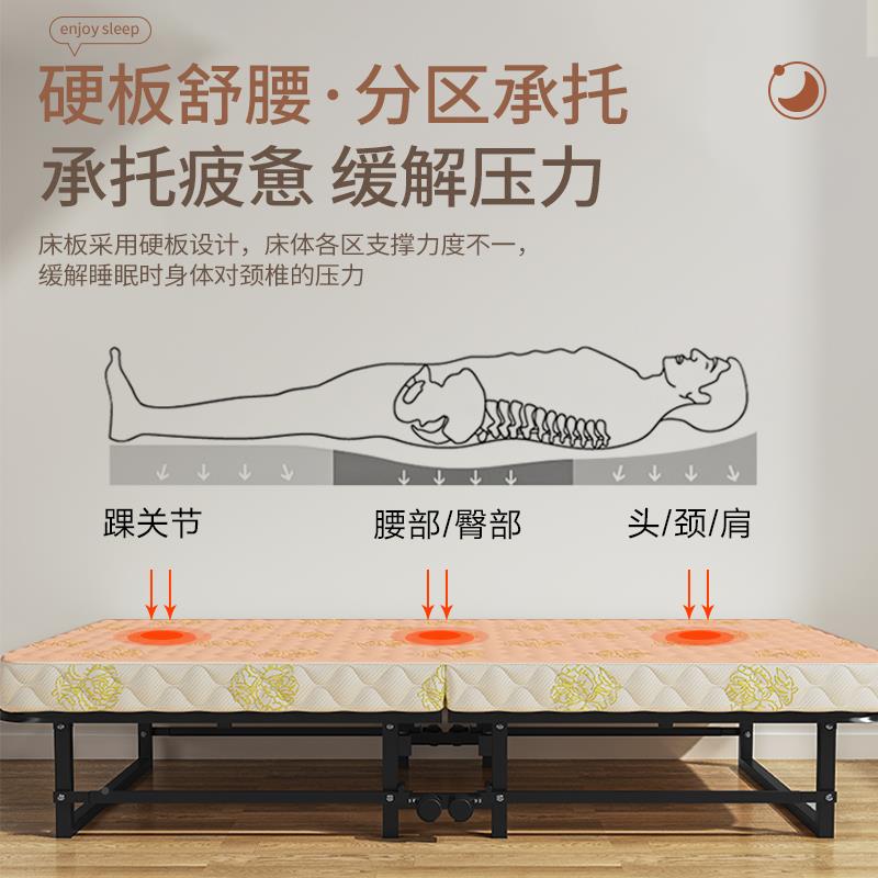 折房叠牌：qita儿童拼接床加固厚加大人可睡酒店床扩出租双