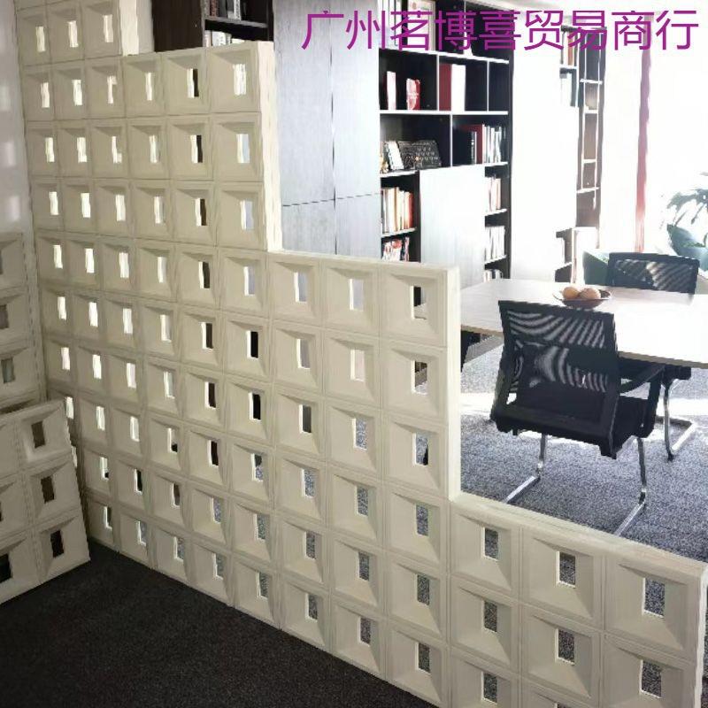 pu九双宫格空心砖泥面断款pu构隔建砖网红水构件轻质门头艺AL1004