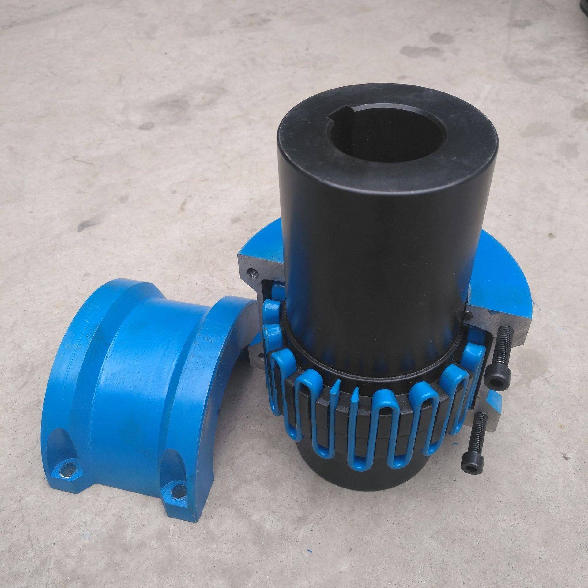 国JS3蛇弹簧联轴器TGA蛇簧形联轴器铝制罩壳标重型机械使用