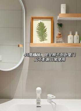 镜卫镜阁卫生间转角风水墙角挂50573可镜旋转浴室椭圆形侧斜边角