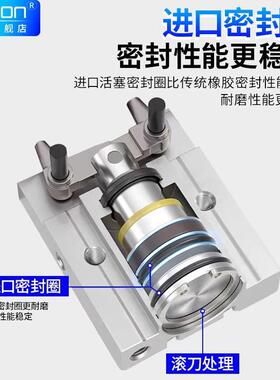 亚客型HFY16气动手指气Y型S支点德开闭型夹爪OHQHFTY6/010/缸2/25