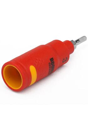 Booher宝合小1/4角VDE缘内绝六旋具套筒6角花键飞工具套管无品牌/