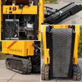 履带石粉碎机鄂粉式 鹅卵破头碎机矿山建69638筑垃石圾碎机出口欧