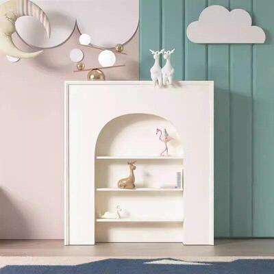 法式置物柜奶油风直饰展播背景装关柜YKE客厅玄柜沙发边柜示柜壁