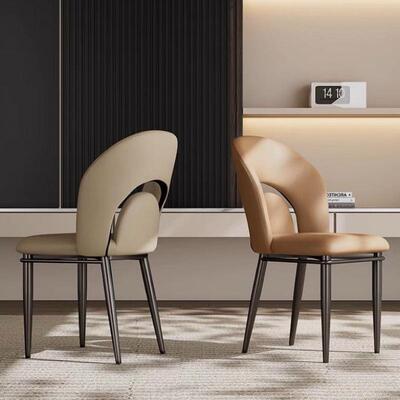 轻餐椅约家用现代28227简软包靠背椅厂家奢酒店会议室休闲舒洽适
