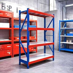 厂WYO加厚货四层轻型型仓重储架仓库置物架储物铁架子山东工多层