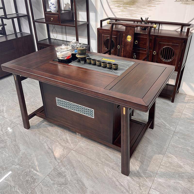 办新中式用茶桌茶台椅组合小尺寸品牌/公家用台泡茶桌子椅子家阳
