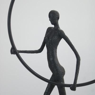 现4256简代约合金托框人摆件样房板售楼处书客厅米兰器装间饰品