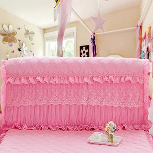 2单025全年新款 CUF加厚丝床头罩简大方布蕾艺夹棉包围软包靠板床