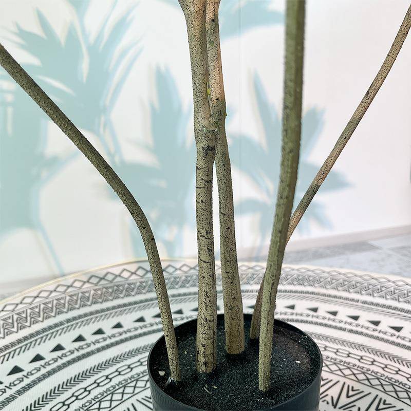 仿真百合竹金室植落地JOP装现代橱窗造景风水假树绿盆栽饰摆内设