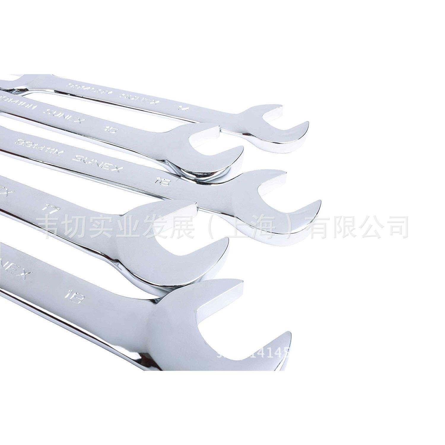 Sunex14件-1SAK套公制斜口开口扳手69mm9914M