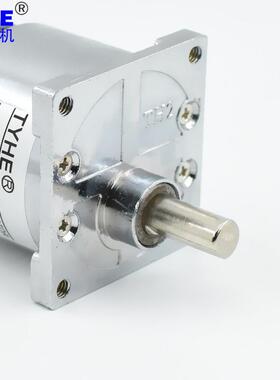 12v直流减速电24大扭矩4达TJP42FO2Vmm微机型齿轮箱高速小马电机