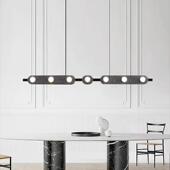 式 极简轻奢个性 计餐厅玻璃HDD吊灯设现意代艺厅术跃层客吧台岛台