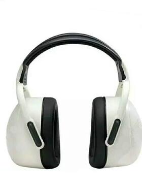 m罩saEXLNJ耳防噪音耳罩白色头戴C式防护耳梅思安罩SOR20010耳罩