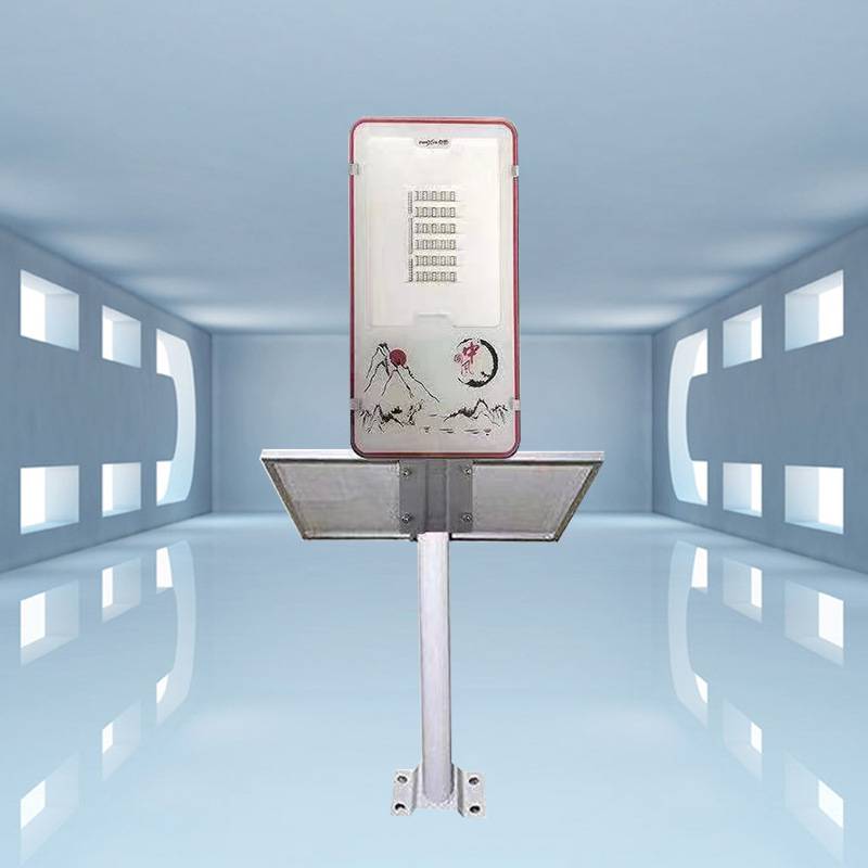 太阳能户外灯5/6/7/8米新农村超亮100W庭院广场大功率高杆led路灯