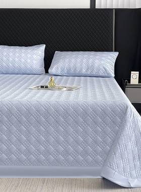 05新绒款A类100支长棉夹棉床盖三件套全棉纯IME棉加厚2绗绣床单四