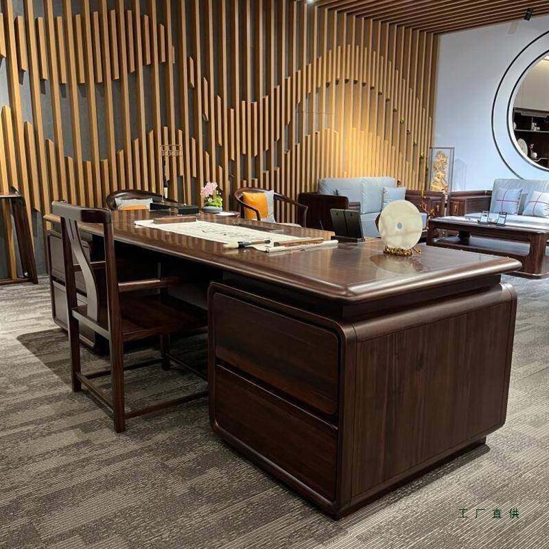 新中式黑胡F996HS5T奢桃木实简木办公桌老板桌长现代约轻感董事大,畜牧/养殖物资,特种养殖设备,淘宝优惠券,粉丝福利购,淘宝优惠卷