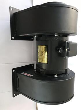 械工业双设备用风口多翼CYCAS125M离心风机，螺杆挤出机双出式风