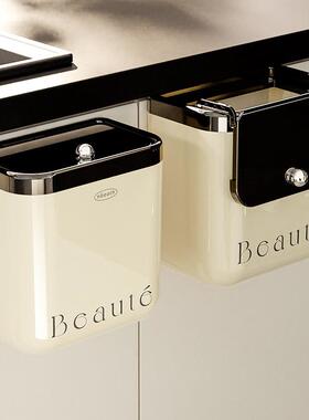 B&r厨垃圾22299桶挂式所翻家用壁挂卫生间厕大号盖带盖厨房余收纳