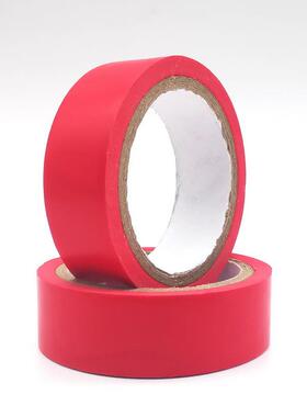 红色电工带铅电胶布工超粘厂家无电工胶带防水PVC电气胶绝QBF缘胶