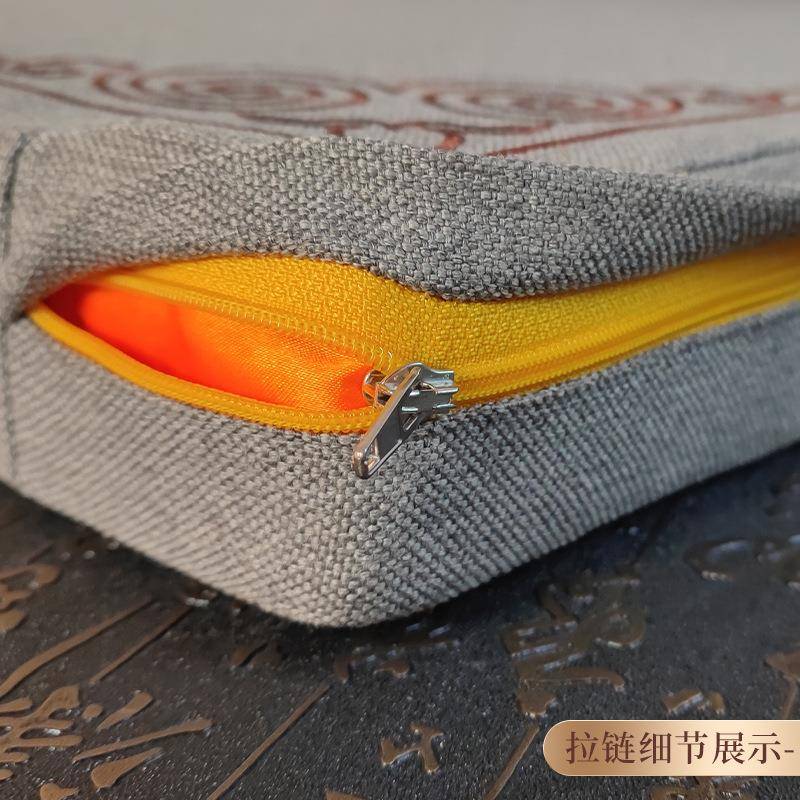 5AF75H5857L打坐垫禅修垫天然椰团棕绣花禅坐垫蒲磕头跪垫拜垫禅