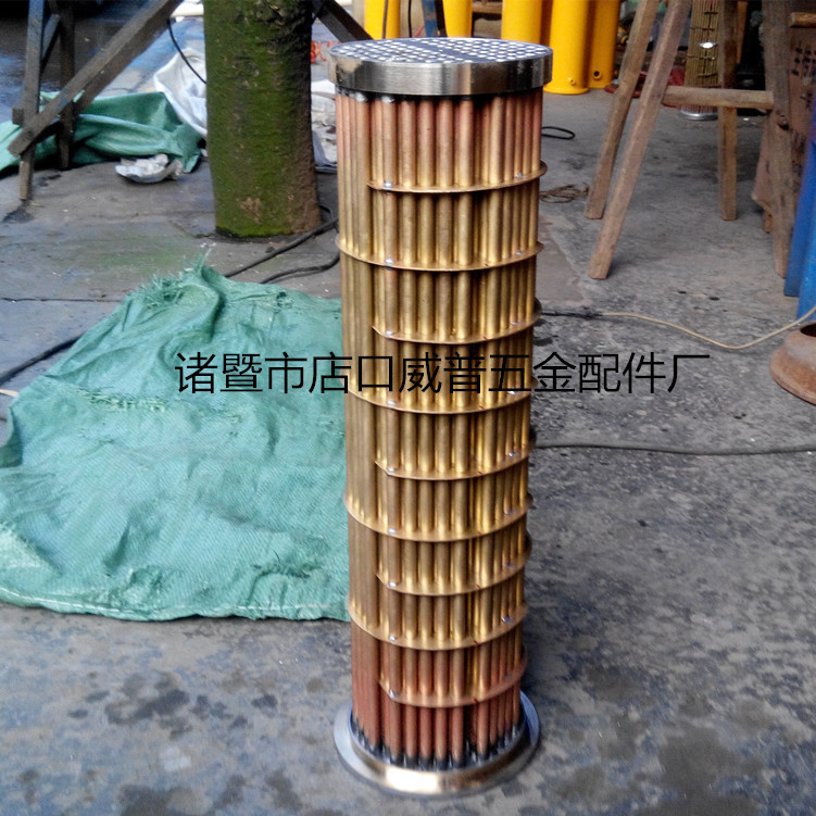 上柴东风玉柴船机配件热交换器铜芯淡水箱芯子海淡水热交换器内胆