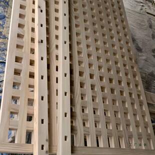 实隔断屏风宋式美田十木方格子栅学仿古东阳木无品牌/门雕入户移