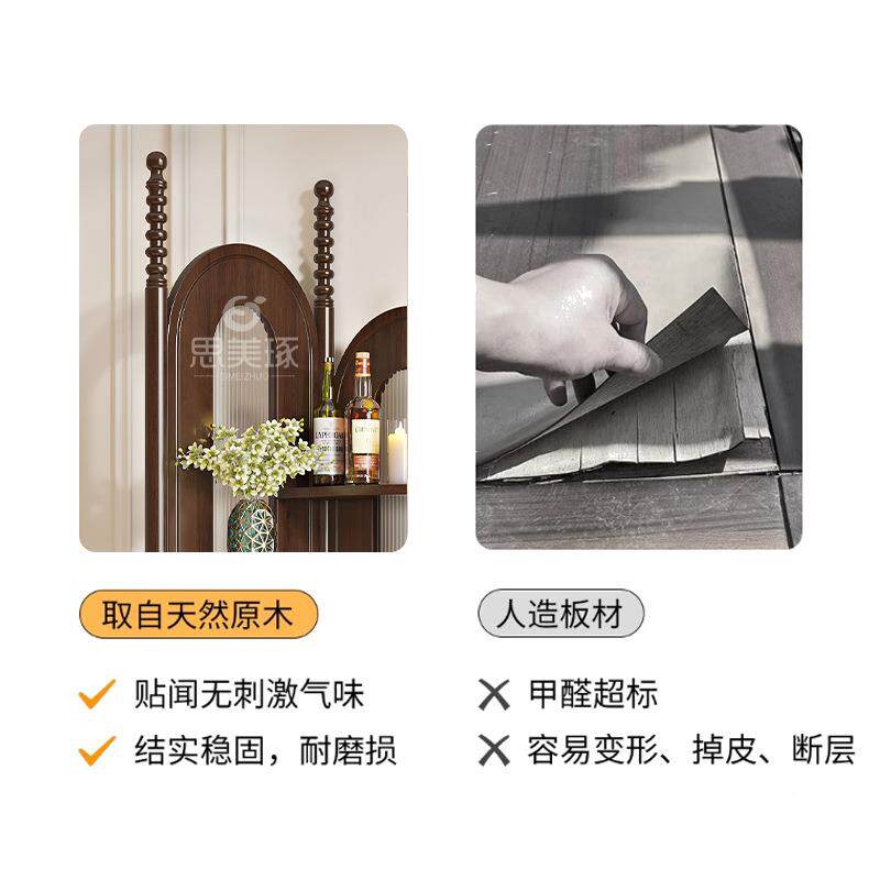 法式露西角柜21512实木璃带玻置中厅古客沙发物家用拐角靠墙一体