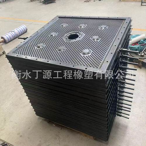 厂家直发1250型橡胶隔膜滤板青岛高科板框压滤机橡胶钢厂污水处理