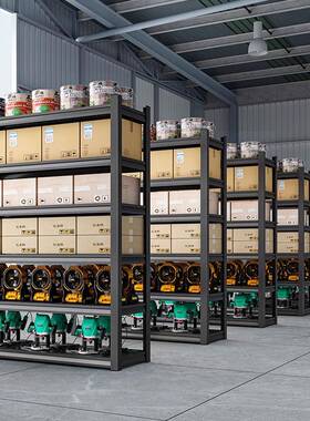 市家用架多多层货置34109物架超商用仓库阳台钢制展示架层落地收