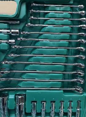 1584eu150具件套汽修工具套装汽车修组套套筒维扳手g组合工具维修