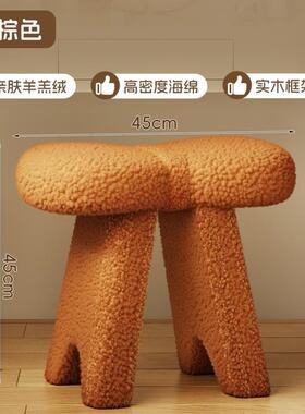 蝴蝶结梳网现ONA红凳子化妆凳代梳妆凳妆台椅子白色卧现室代简约