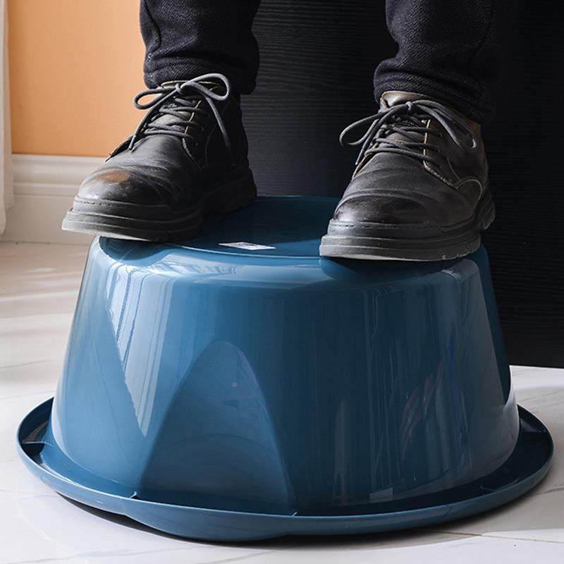 加厚加家用儿童形洗澡盆塑料盆圆特大号深洗衣盆宝脸盆23987宝茶