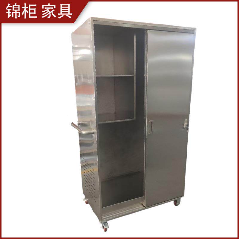 商用不锈碗柜柜商用橱餐厅食堂员60019工饭盒餐具钢多门不锈钢碗