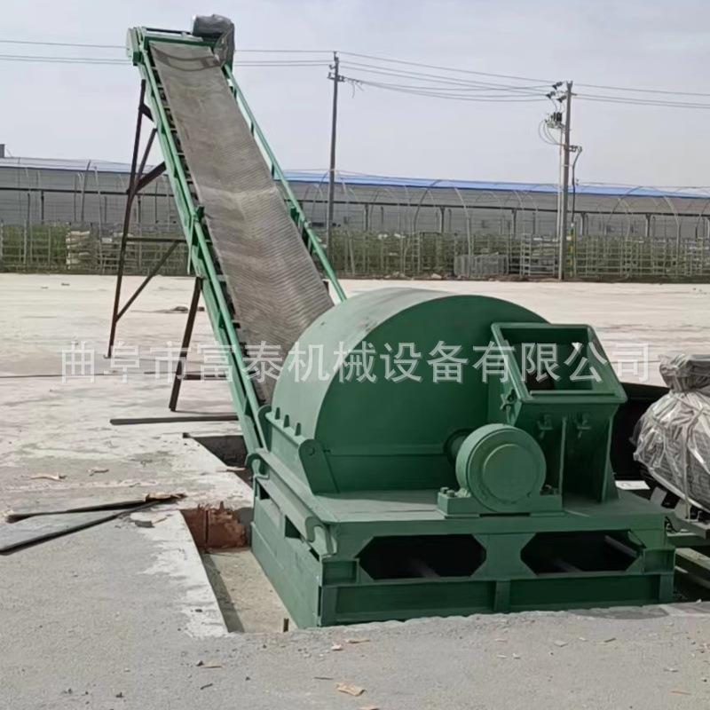 干湿木材粉碎机果园片树枝粉碎机移动式电油XJI两用木木块粉碎机