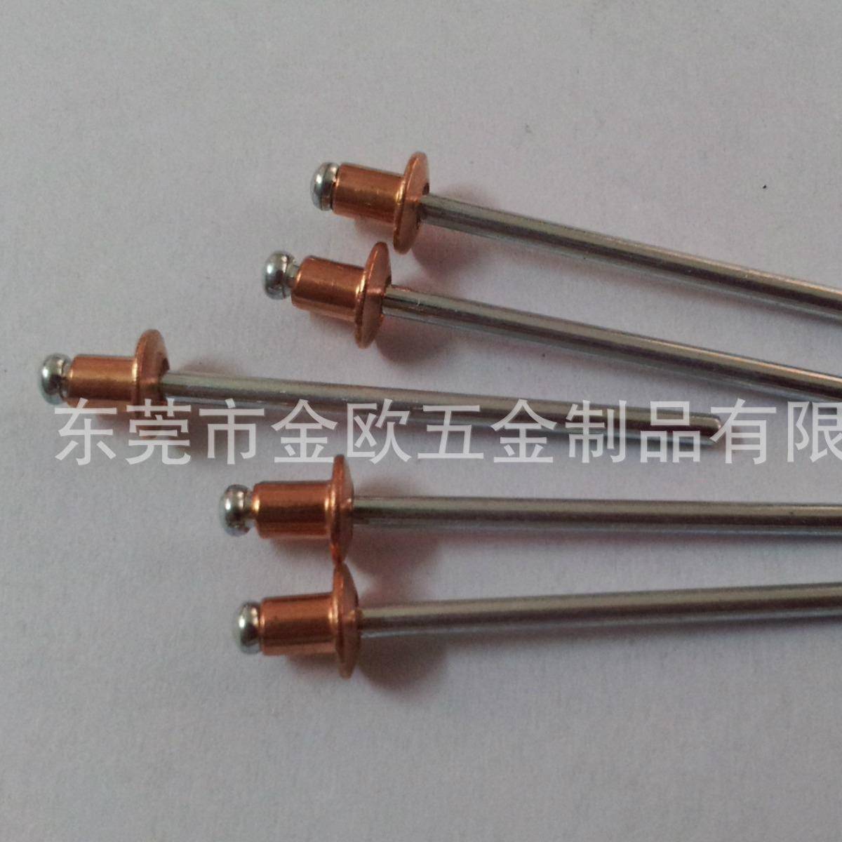 拉铆钉家源头工厂铜拉抽铆钉开铜厂口型ABB圆头红紫铜拉钉芯铆钉
