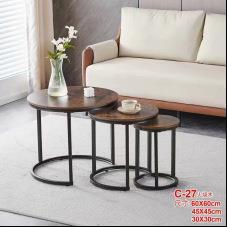 台小茶桌铁艺家小户型公沙发边几54883办室茶几用矮桌子阳坐地茶