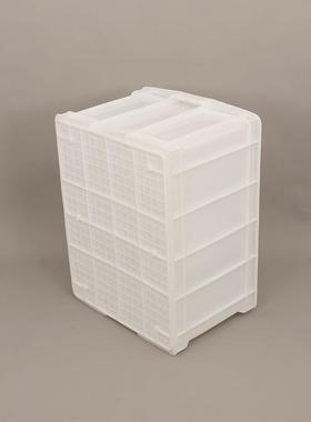 WJE常州如顺型7塑00箱-39号周0黄色带盖料转箱长方形养鱼养龟箱