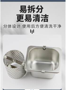 0TZY12不锈钢黄油滚轮汉堡筒滚美式汉堡店涂工具街头摆抹摊