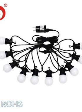 15米5球19100灯RGB泡灯彩色球1泡灯串网红G50球泡灯串串