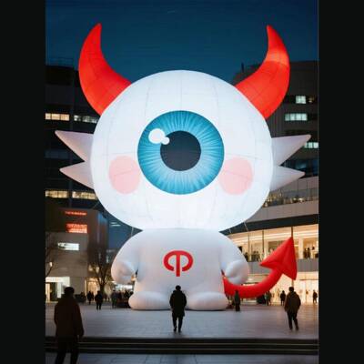 万L圣WVH节充气眼外球南瓜气模订.制HAL.OWEEN拱门定制户活动美陈